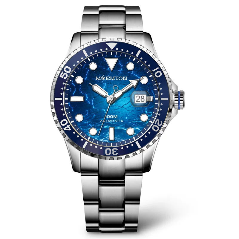 Мужские механические спортивные часы, циферблат, Германия, подарок на день рождения