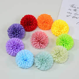 乒乓菊婚礼装饰道具花朵千层菊仿真花盒配饰仿真葱球花朵批发