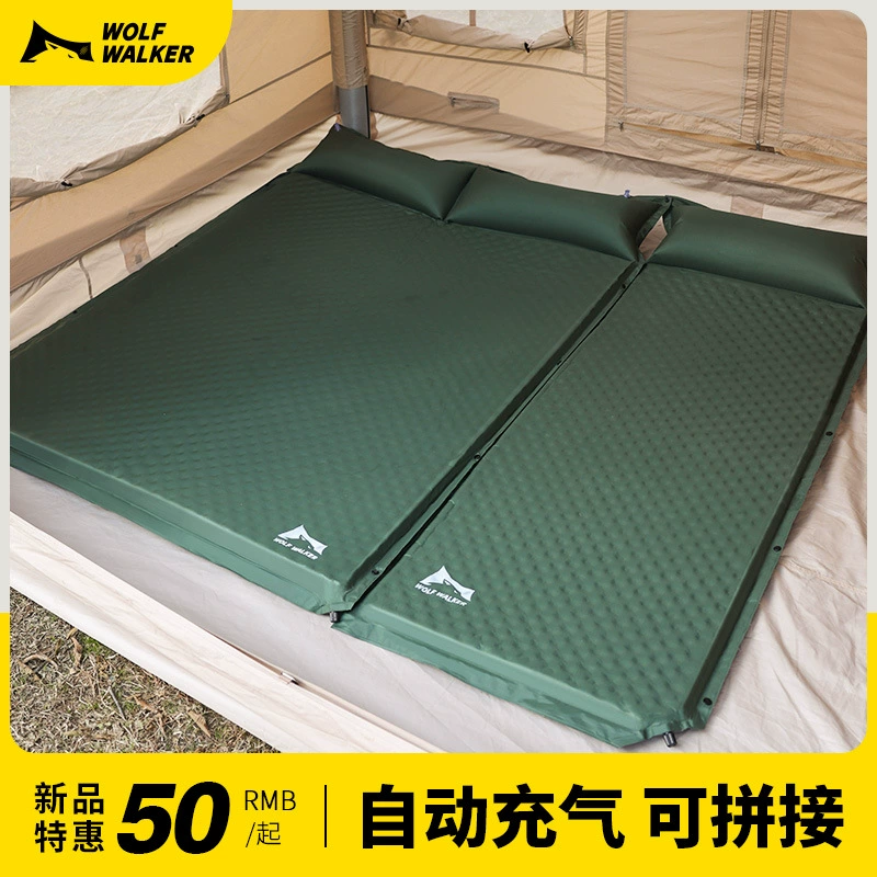 Automatic inflatable mattress, tent, travel carpet, handheld soft heel for camping anti-stress "Gopher"