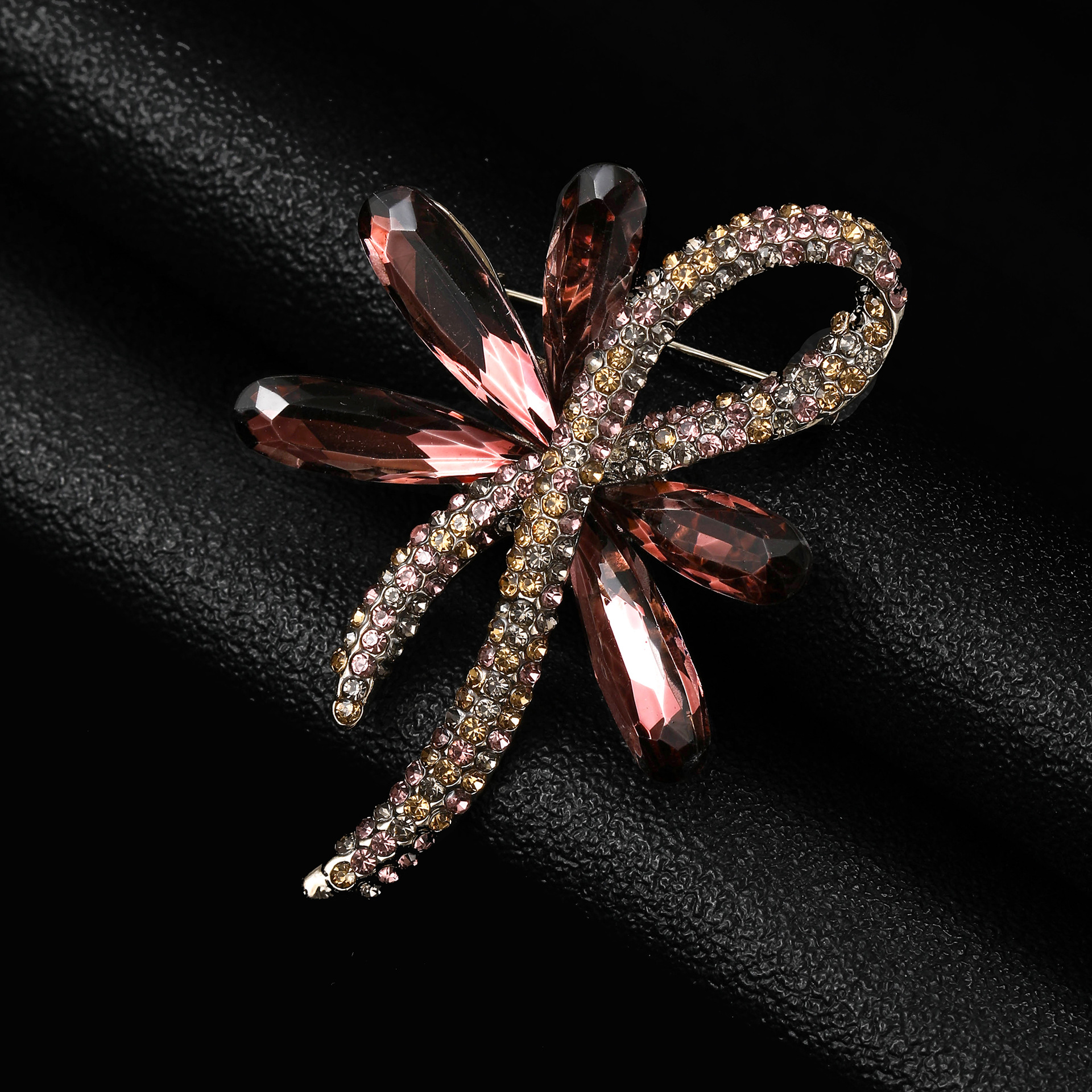 15g Weight Rhinestones Inlay Material Brooches Classification Holiday Occasion Alloy Material Bow Knot Pattern Women's Gender Inlay Design Pin Bow Knot Alloy Inlay Rhinestones Women's Brooches 18