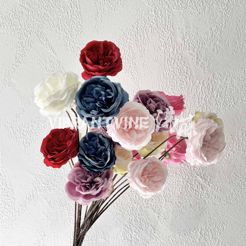 弗洛伊德玫瑰瀑布仿真花活动布景商场美陈网红打卡玫瑰花墙假花详情7