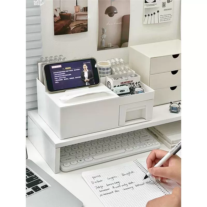 Wipes, table remote control, universal storage box, pens holder