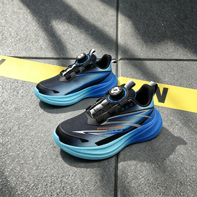 Zapatillas de Running para Niños Tallas 32-37 de Malla y EVA Transpirable Ligero para Uso Diario