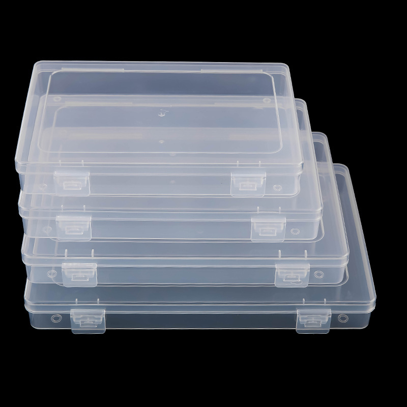Pp Plastic Box Toy Desktop Storage Box Hardware Parts Stationery Packaging Box Rectangular Transparent Storage Box with Lid Pp Plastic Box Toy Desktop Storage Box Hardware Parts Stationery Packaging Box Rectangular Transparent Storage Box with Lid
