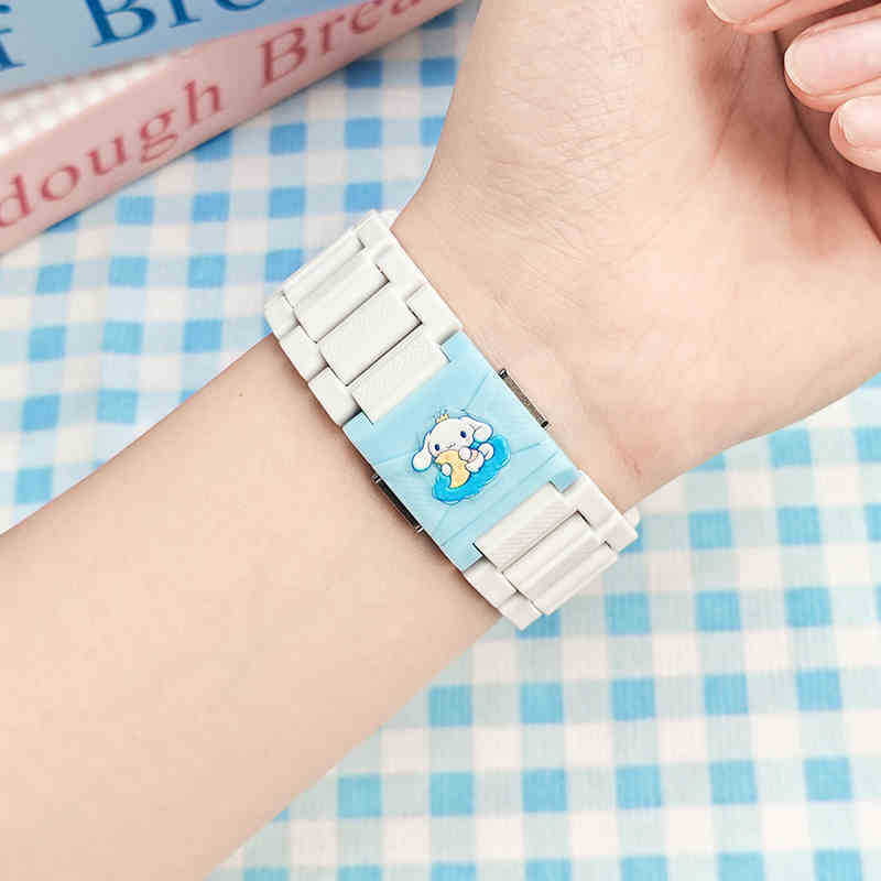 Magnetic flash buckle-white [separate strap]