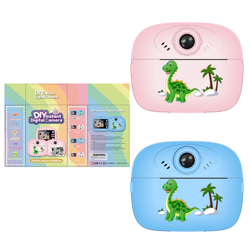 Puede pedir una cámara de dibujos animados de impresión automática, cámara de impresión Polaroid, cámara para niños de alta definición, cámara fotográfica