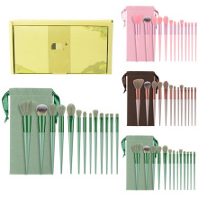 新款13支四季青化妆刷套装便携款软毛腮红刷眼影刷全套美妆工具