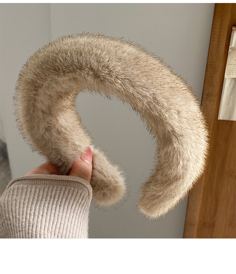 Moud Senior Plüsch Kappband Hoeraccessoiren Fraen Hierscht a Wanter Ausfluch 100 Breet Kant Temperament Kappband Drock Hoerklammer Kappbedeckung_voghion.com