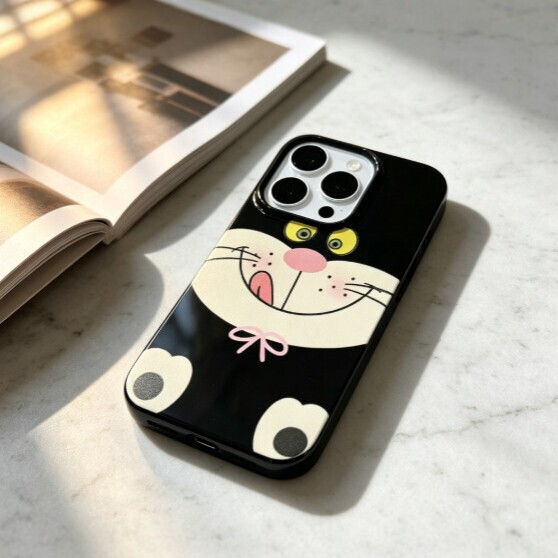 Lucifer Cat Apple 16/15/14/13promax phone case 12/11/xr soft case xs creative 7plus Lucifer Cat Apple 16/15/14/13promax phone case 12/11/xr soft case xs creative 7plus