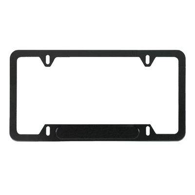 License plate holder/license plate holder | Plate Frame American Standard License Plate - 4-holes-slotted-aluminum-black
