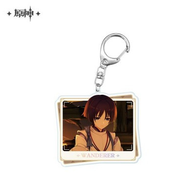 スポット正規品原神テーマ/縦絵シリーズ缶バッジバーピースカラー紙ペンダント人形|undefined