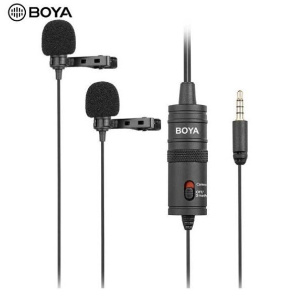 Boya Microphone By-M1 M2D M3D M1Dm Single and Dual Microphone Mobile Phone Live Broadcast Lavalier Microphone