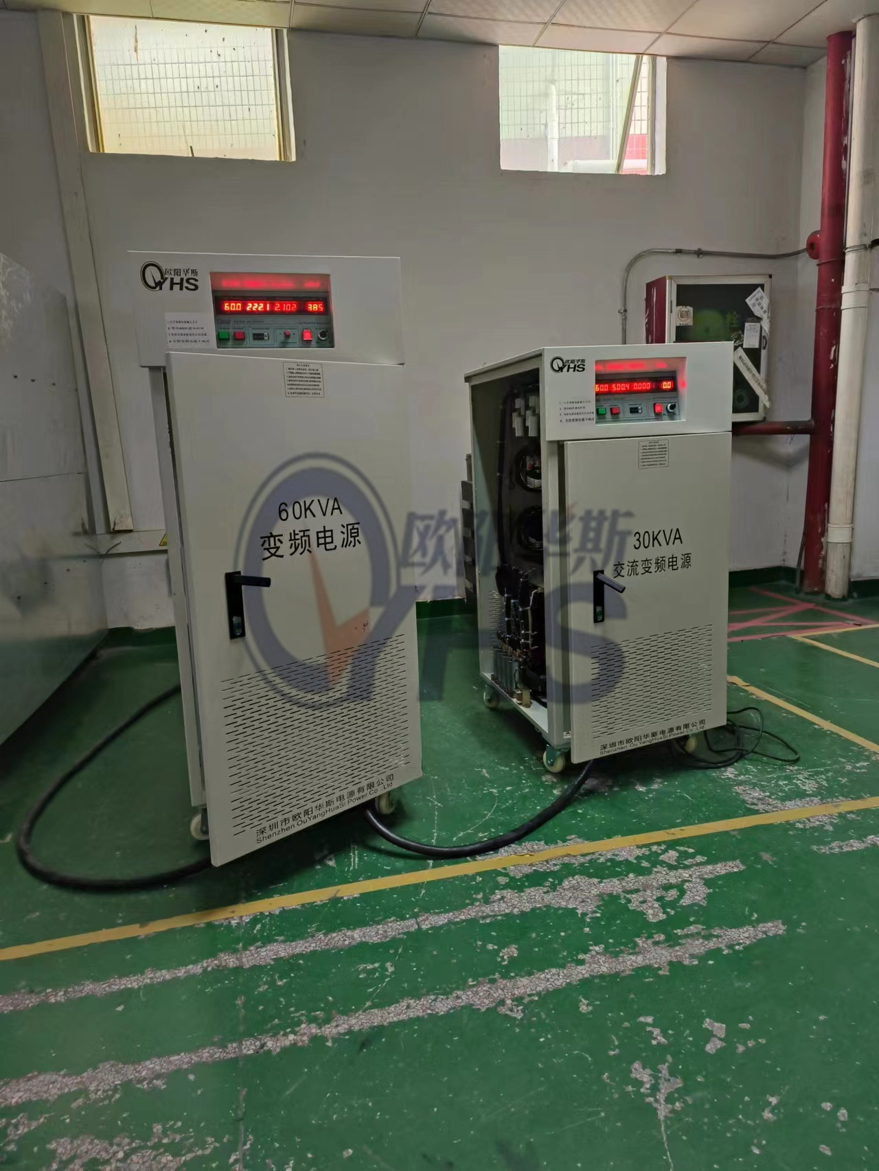 ŷ����˹����60KVA��Ƶ��Դ������ͨ��30KVA��Ƶ��Դ�������