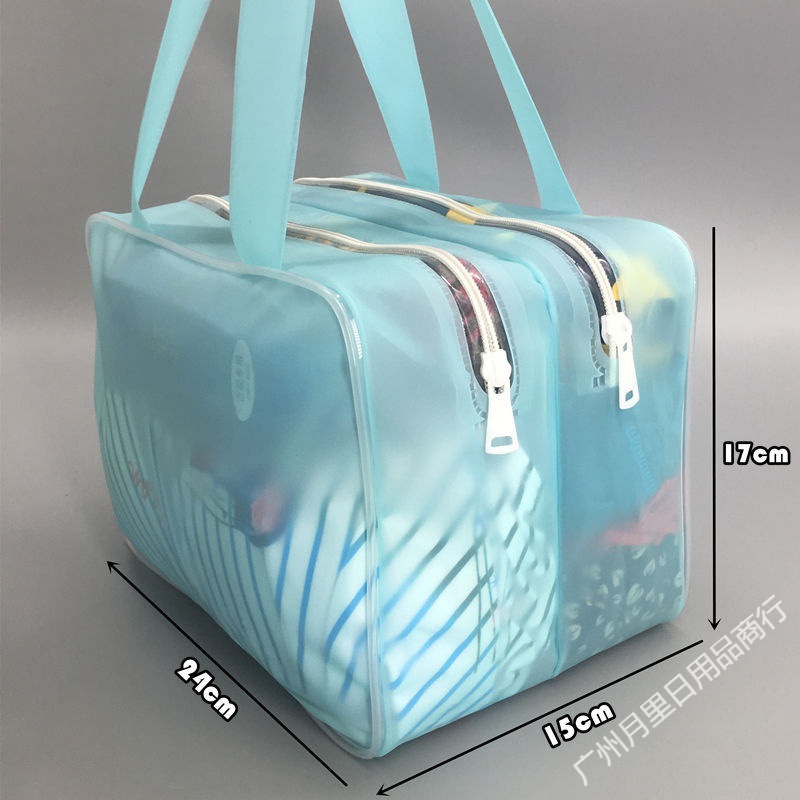 Wash Bag Dry and Wet Separation Men's and Women's Waterproof Bag Fitness Swimming Equipment Storage Bag Portable Wash Special Large Space