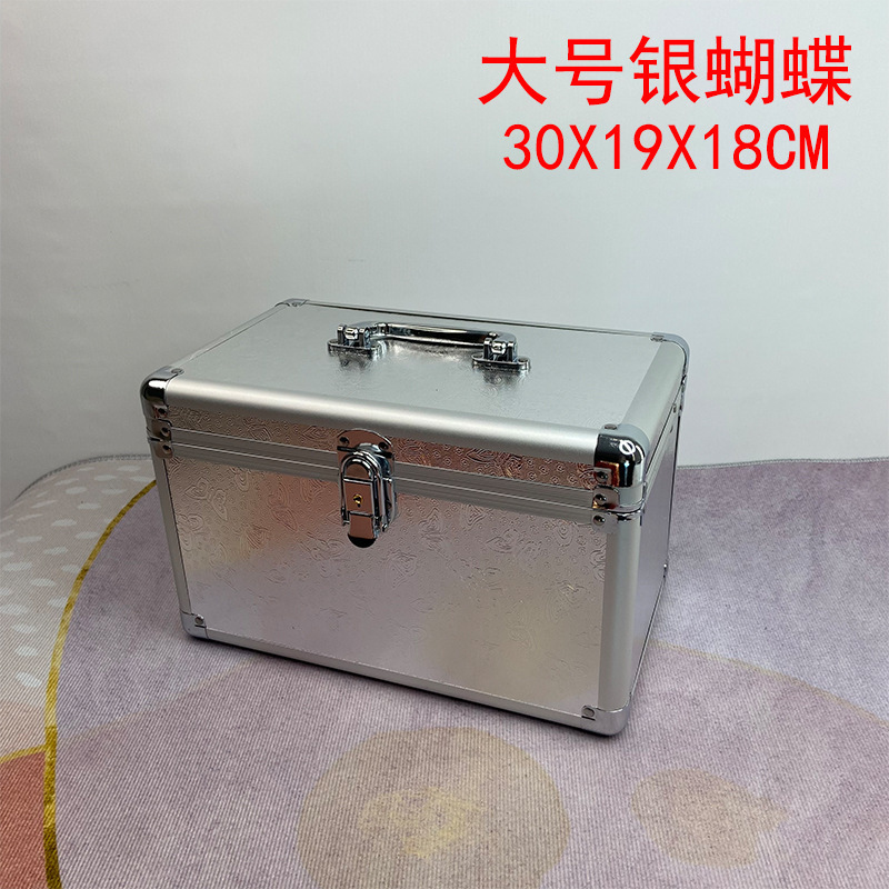 Caja de herramientas de técnico de baño de pies de doble capa, baño de pies, terapia de pedía, masaje de oído, salón de salud, caja de almacenamiento portátil, caja de reloj superior