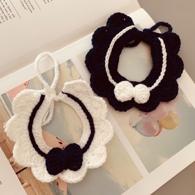 Collar Kitty A collar for a horse lovely Jewelry Dogs Puppies Crochet make lovely Sell ​​Meng Pets Supplies On behalf of