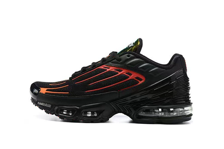 Кроссовки Putian Shoes 2102 Air Max Plus III мужские и женские, TN 3, двухцветная прострочка, воздушная амортизация для бега