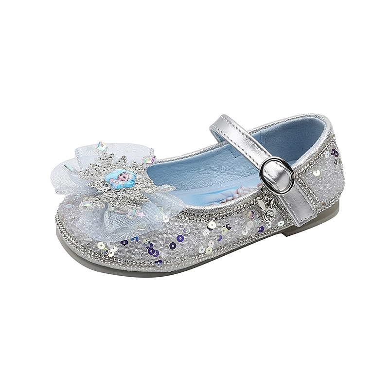 Spring children's cartoon cute footwear with bow for princess, trend of season, wholesale
