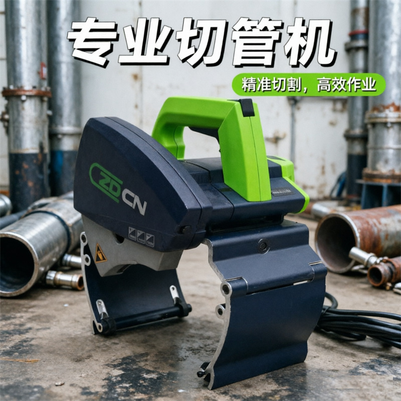 Zd220 Portable Plastic Pipe and Stainless Steel Pipe Cutting Machine, Upgraded Electric Pipe Cutter, Small Pipe Cutting Machine