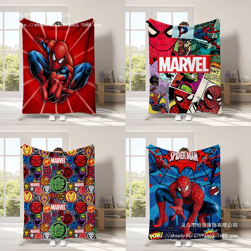 Мстители, одеяло, диван, Человек-паук, Marvel