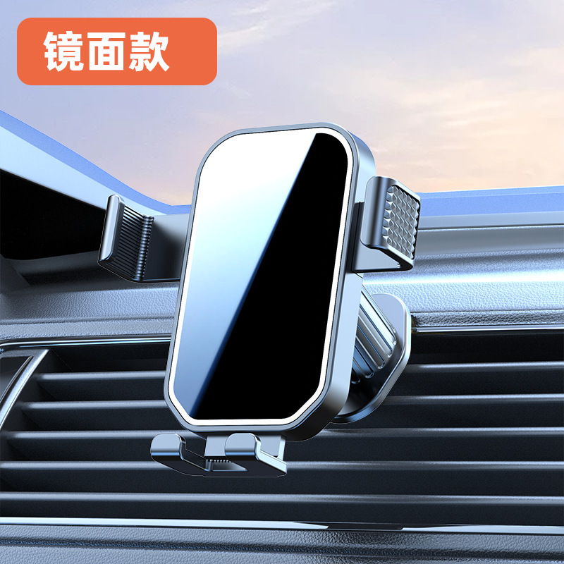 Ja06+ circle hook mirror model [black] for air outlet