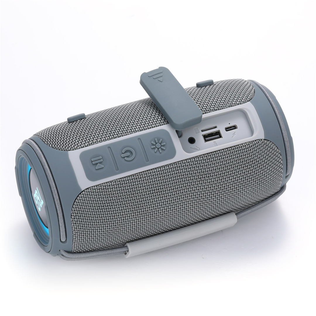Nuevo altavoz Bluetooth transfronterizo TG657 deportes portátiles al aire libre cilíndrico RGB iluminación subwoofer portátil audio