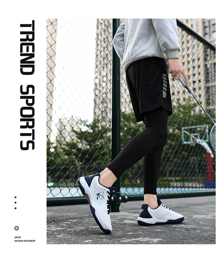 Zapatos de bádminton estilo pareja, competiciones deportivas de estudiantes jóvenes de entrenamiento profesional, zapatos de voleibol para mujeres, anti_voghion.com