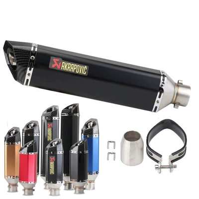 Factory direct motorcycle scooter modified exhaust pipe tail throat spring breeze NINJA small hexagonal round tail exhaust pipe