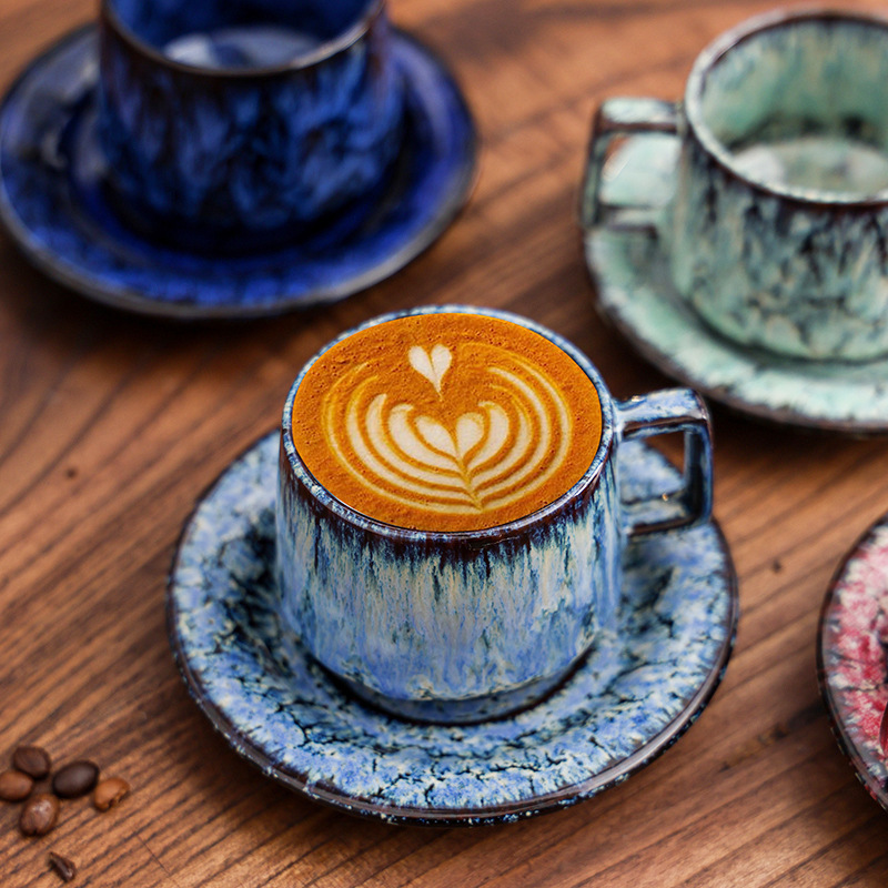 Exclusive For Middle East Saudi Ceramic Espresso Top Quality And Saucer Set Latte Art Afternoon Tea Cup_voghion.com