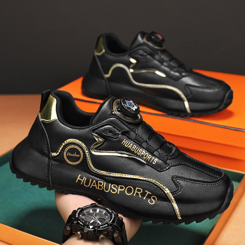 Zapatos de hombre transfronterizos nuevos zapatos de botón de botón de movimiento de suela suave de juventud de alta calidad, zapatos de moda para estudiantes casuales de padres.