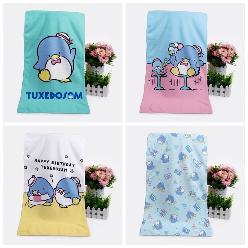 Little Penguin Sam Cartoon Cute Multi-pattern Large Bath Towel Towel Customizable Bath Towel Beach Towel Little Penguin Sam Cartoon Cute Multi-pattern Large Bath Towel Towel Customizable Bath Towel Beach Towel