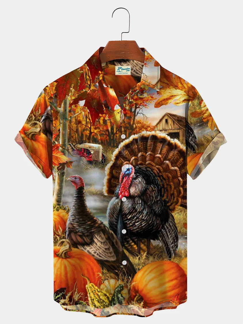 2023 nueva moda verano casual impresión 3D camisa hawaiana vacaciones para hombres junto al mar fábrica transfronteriza al por mayor