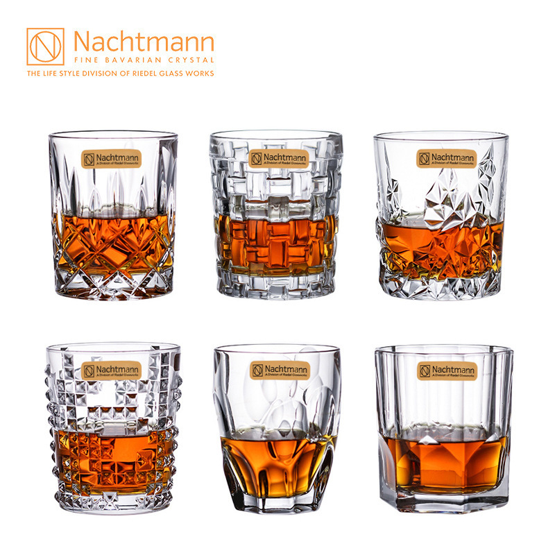 德国进口水晶玻璃水杯果汁杯威士忌洋酒杯茶杯啤酒杯子