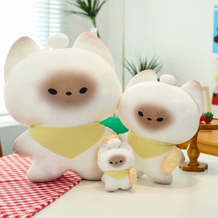 Мягкая игрушка кот-пампушка подвеска