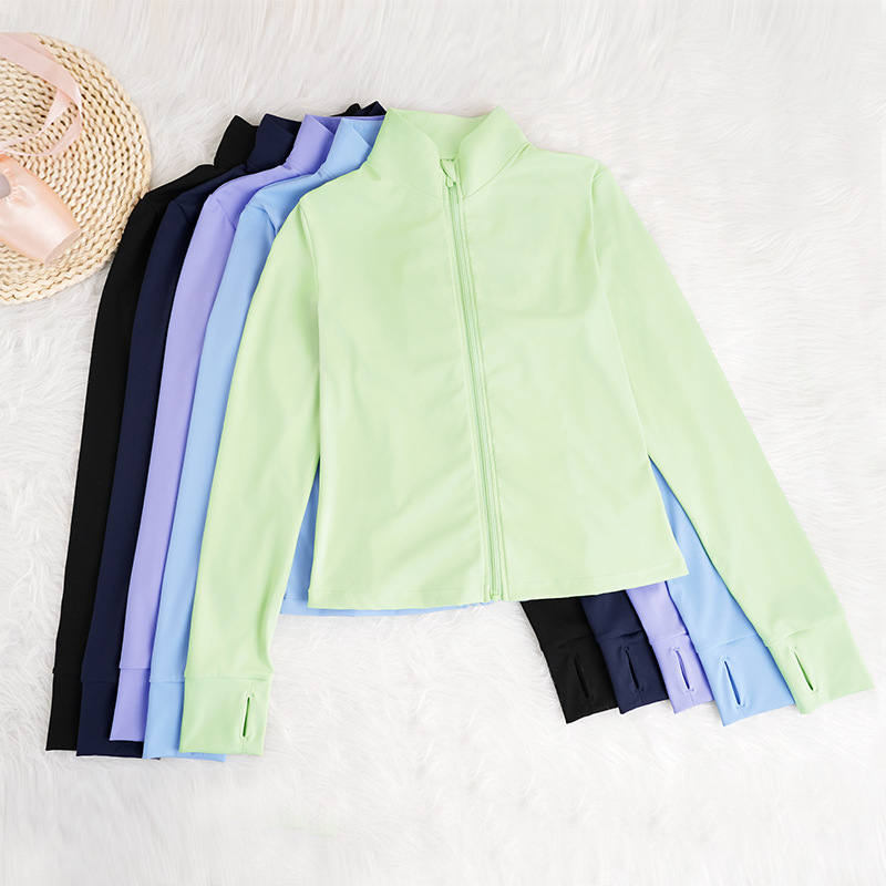 Chaqueta deportiva de otoño e invierno para niños, ropa de baile, blusa de mujer, pantalones acampanados de baile, prueba de arte, traje dividido de ballet