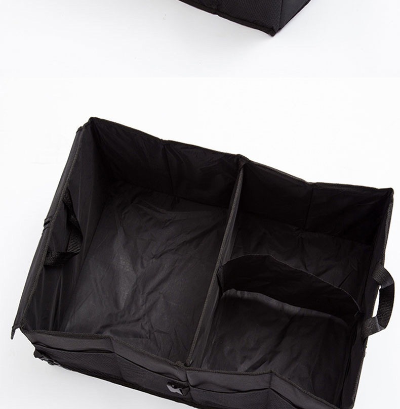 Round Car Storage Box, Car Miscellaneous Bag, Multifunctional Foldable Oxford Cloth Storage Box, Car Trunk