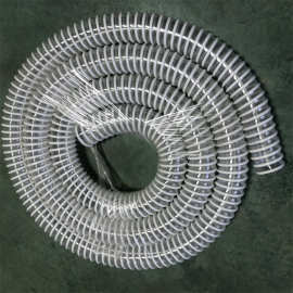 磐安厂家批发PVC塑料管32mm白色黑色波纹PVC缠绕软管