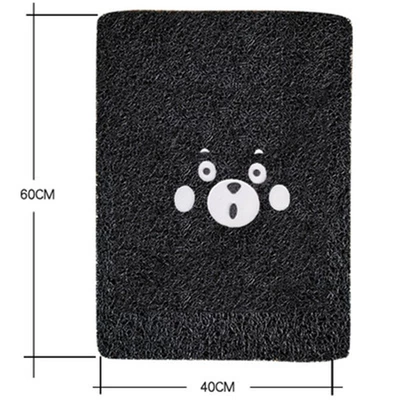 Pedal Foot Pads Universal Thickeneded | Electric vehicle foot mat - cute-black-bear-40x60-can-be-cut-and-used-universally