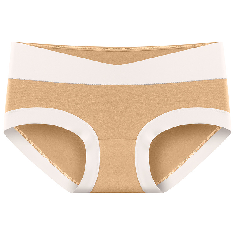 Ropa interior de maternidad de algodón puro, temprano, medio y tardío, soporte de abdomen de algodón puro posparto, entrepierna antibacteriana de algodón puro, ropa interior de maternidad refrescante