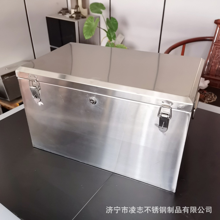 304不锈钢工具箱多层加厚金属收纳箱铁盒不锈钢医药箱化工箱