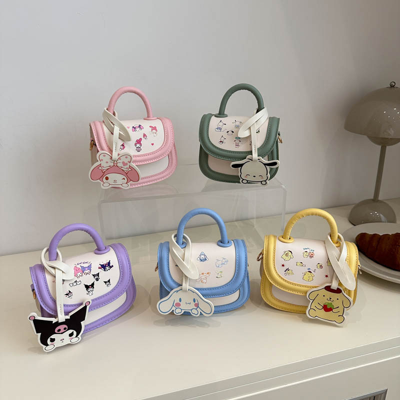 Bolso infantil de verano para mujeres nuevo estilo en línea caricatura lindo bolso de mano in niñas bolso de cambio