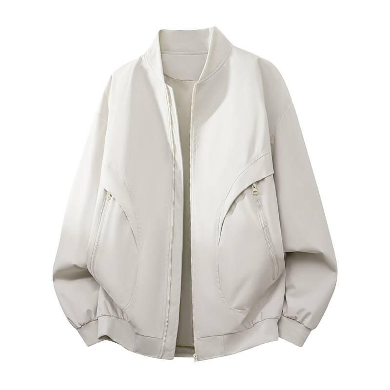 Chaqueta transfronteriza para hombres primavera y otoño estilo coreano delgado chaqueta de béisbol universal chaqueta de tamaño grande para hombres chaqueta de comercio exterior