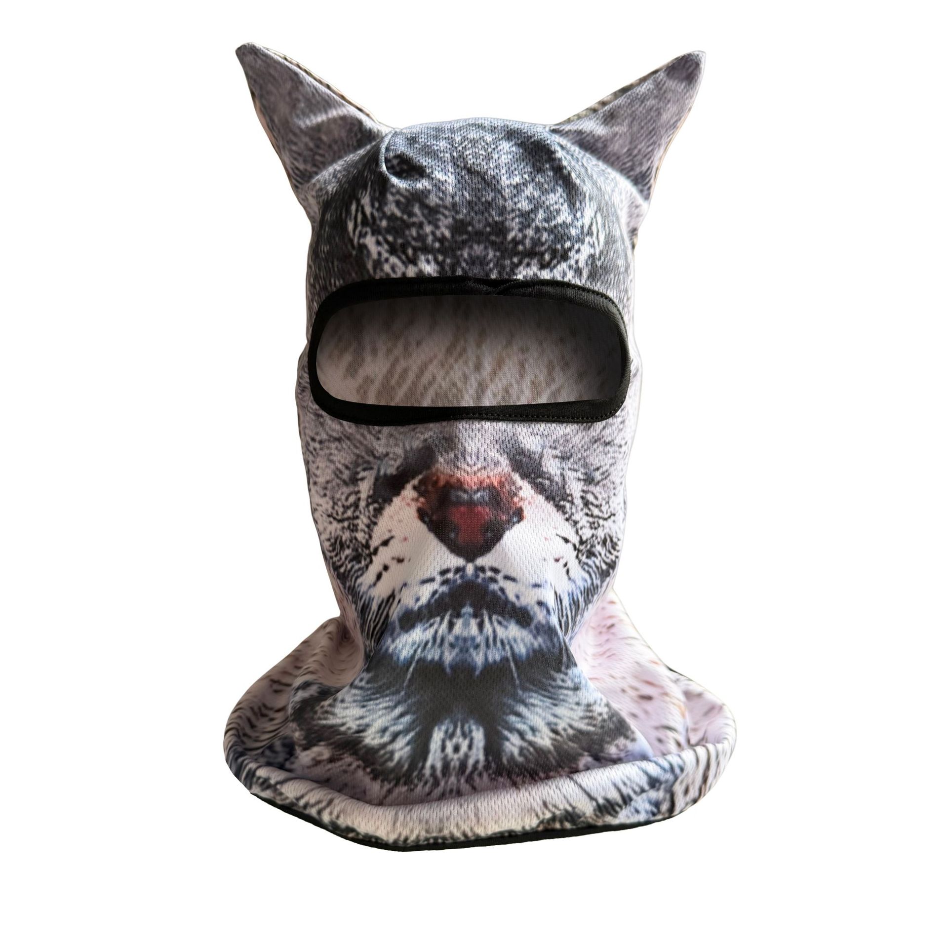 Transfronterizos 3D patrón de animal cara Gini máscara solar al aire libre extraño viaje de verano imperativo para montar la cabeza