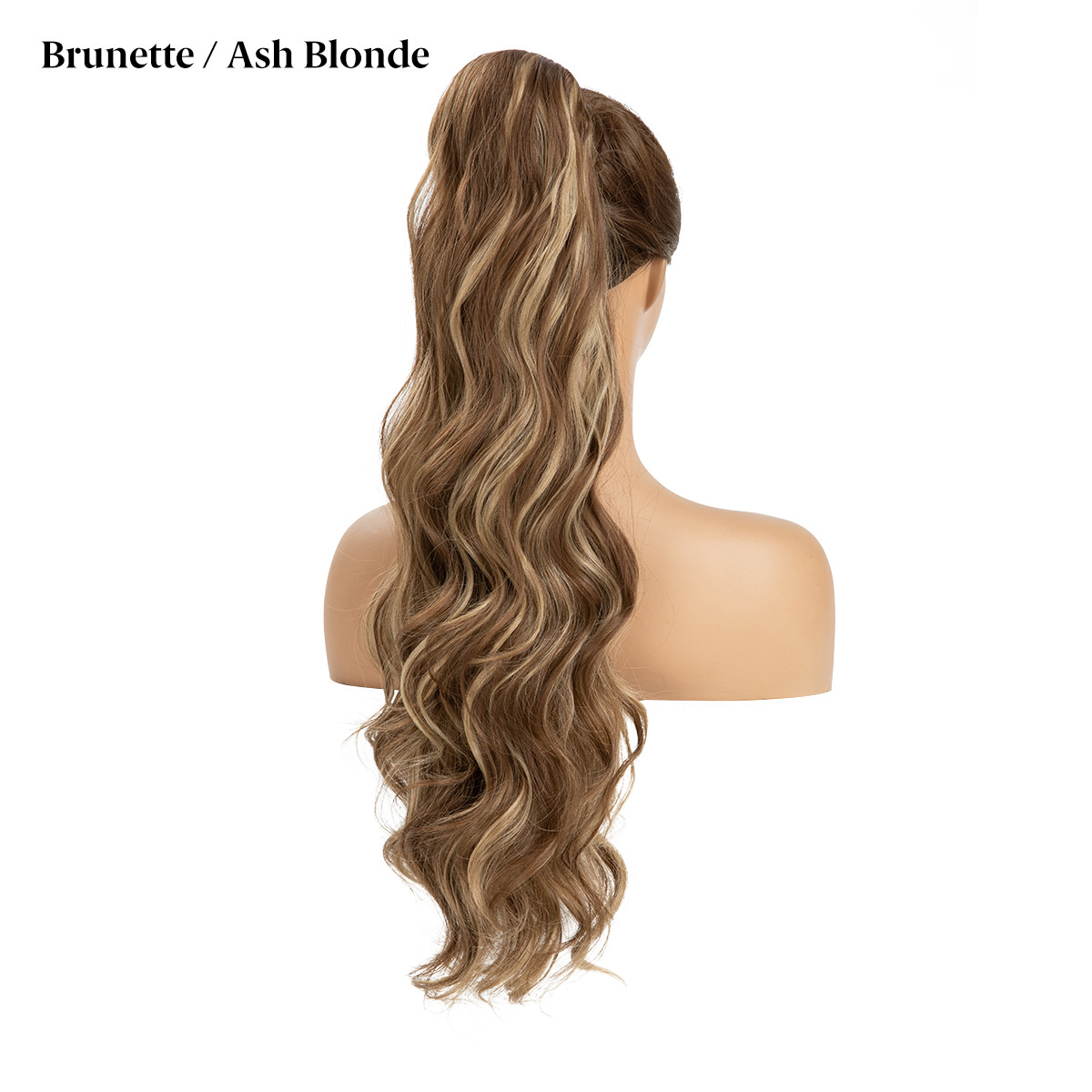 Sintētiskie mati sievietēm ar gariem, cirtainiem matiem, aukliņas stila, sintētiskās šķiedras, augstām zirgastēm un liela viļņa mākslīgām bizēm._voghion.com