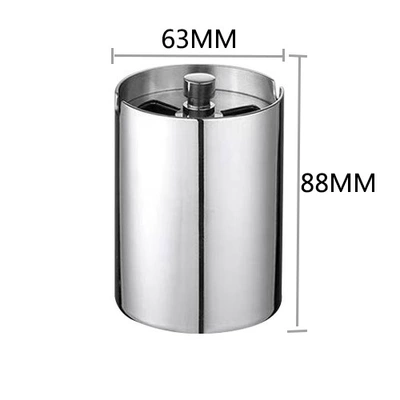 Car ashtray Thickened Rotating Cover Windproof - small-mirror-light-version-carpersonal-use