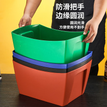 ✅超特加厚塑料V形冰桶 啤酒桶啤酒筐啤酒框啤酒箱 酒吧KTV酒箱lo