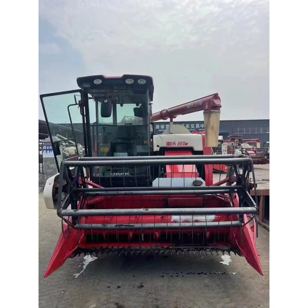 Cosechadora de cereales de alimentación completa con orugas Lovol RG80 boutique de segunda mano