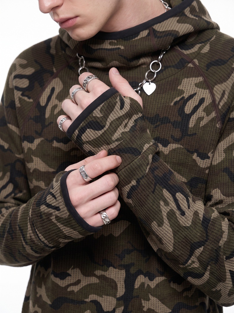 Inflation Camo 200g Hooded Hoodie