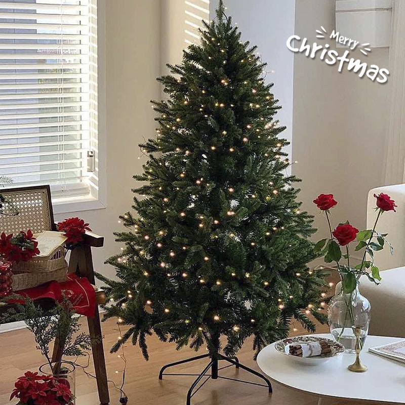 2025 nuevo árbol de Navidad de PVC decoración doméstica diy decoración de Navidad de simulación grande al por mayor