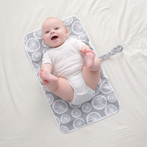Baby bed pee and toilet pad waterproof and washable baby diaper children's full polyester moisture barrier pad for children to go out and carry
